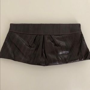 Lauren Merkin Eelskin Clutch (Chocolate)